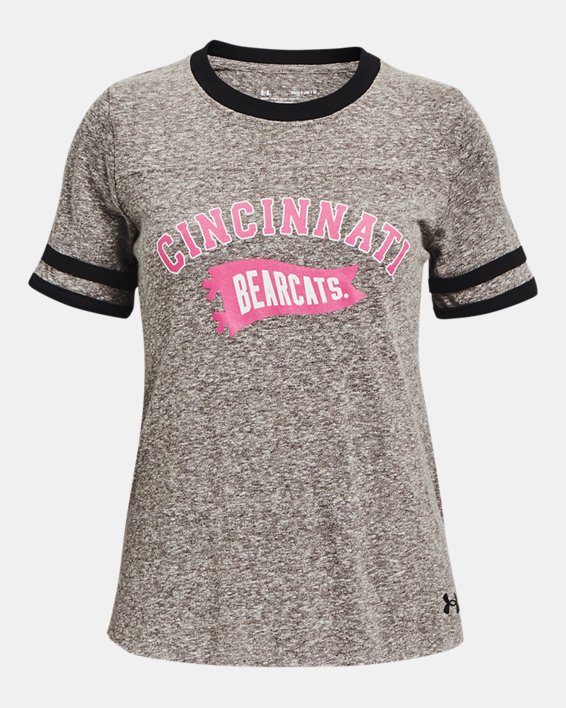 Girls' UA Siro Slub Collegiate Sideline T-Shirt, Black, pdpMainDesktop image number 0